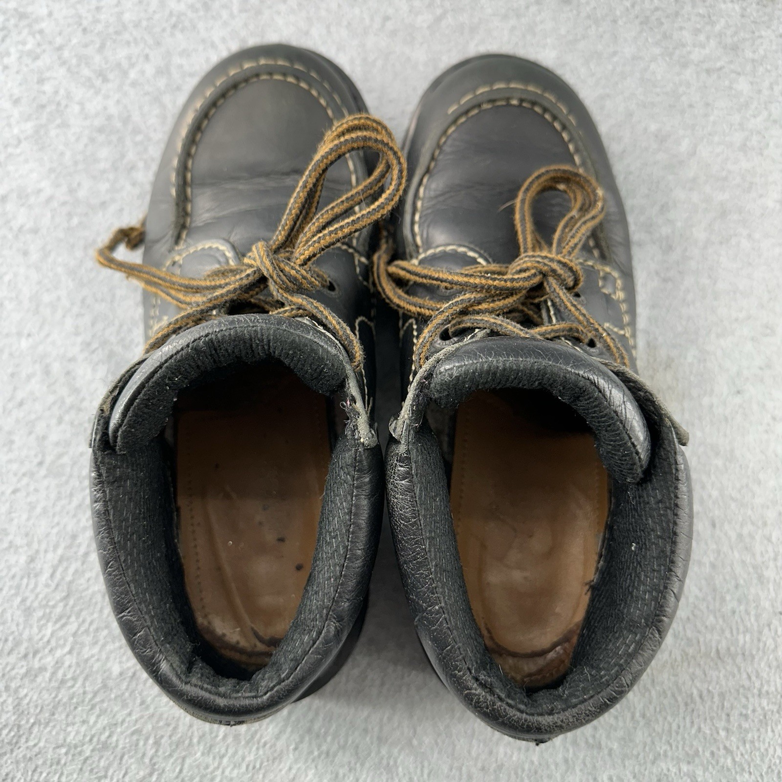 Doc Dr Martens AirWair 8458 Black Leather Boots Women’s Size 7 England Vintage