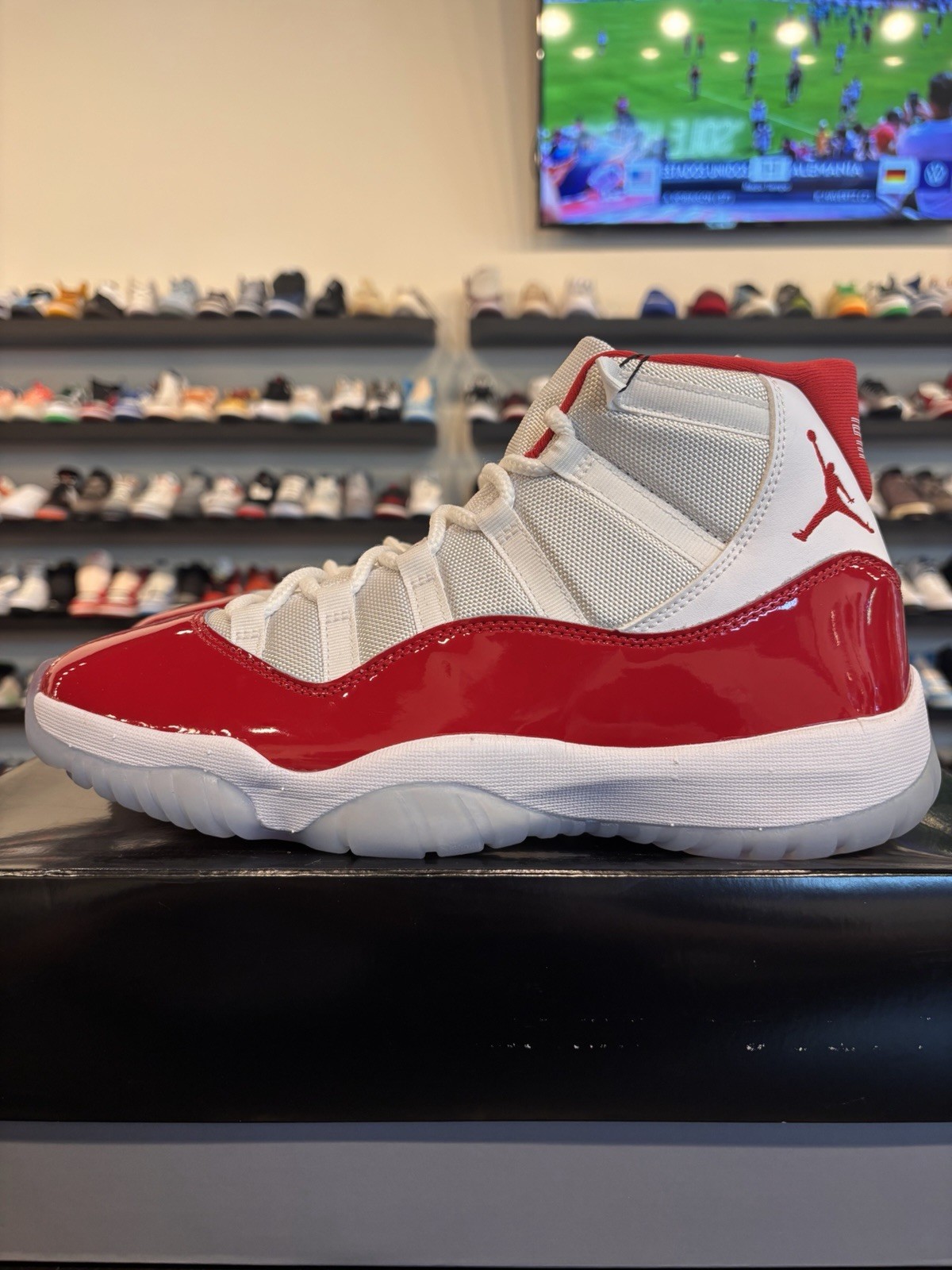 Jordan 11 Retro High Cherry Size 12 Brand New Red White