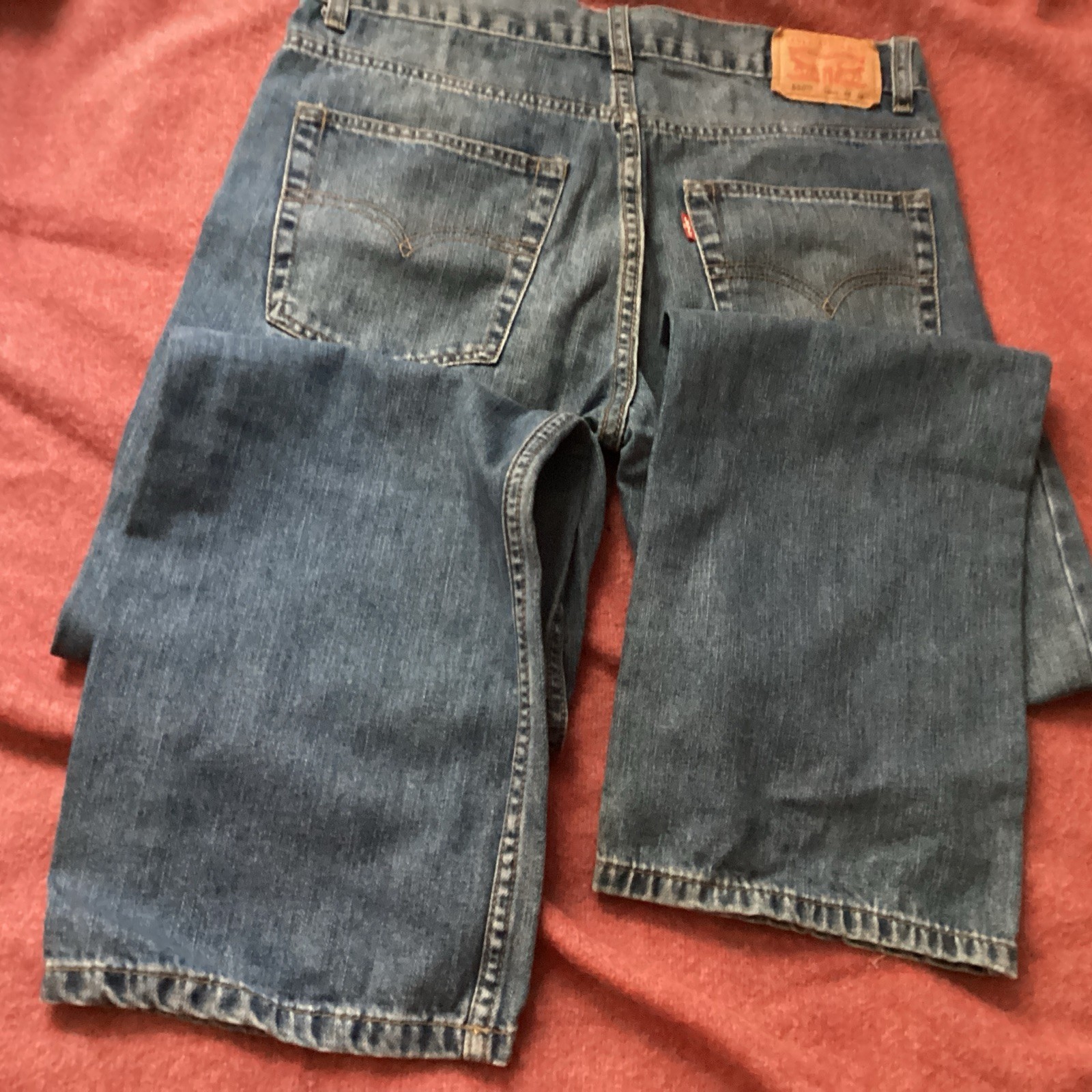 Levi’s 550 Relaxed Fit medium wash straight leg denim jeans Size 18Reg 29×29