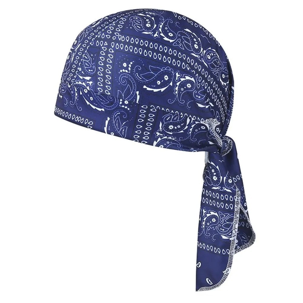 Cooling Paisley Skull Cap Helmet Liner Sweat Wicking Head Wrap 3PC