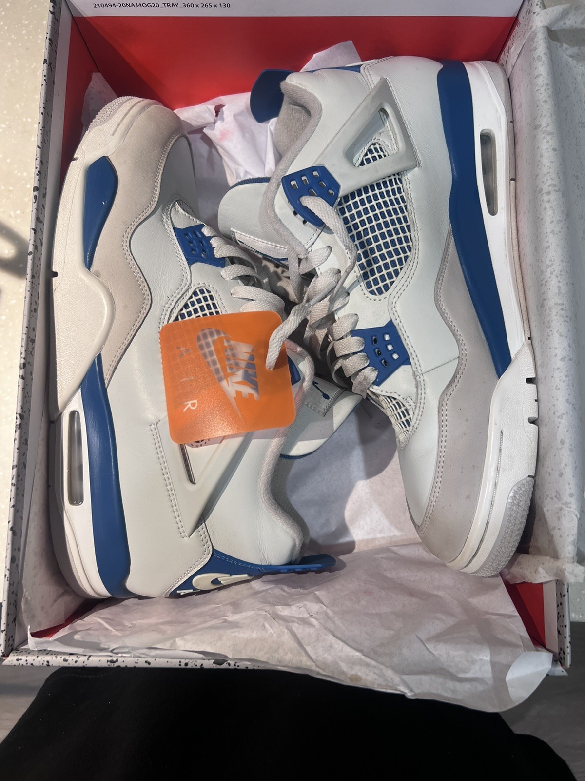 Jordan 4 Retro Military Blue size 13 OG all