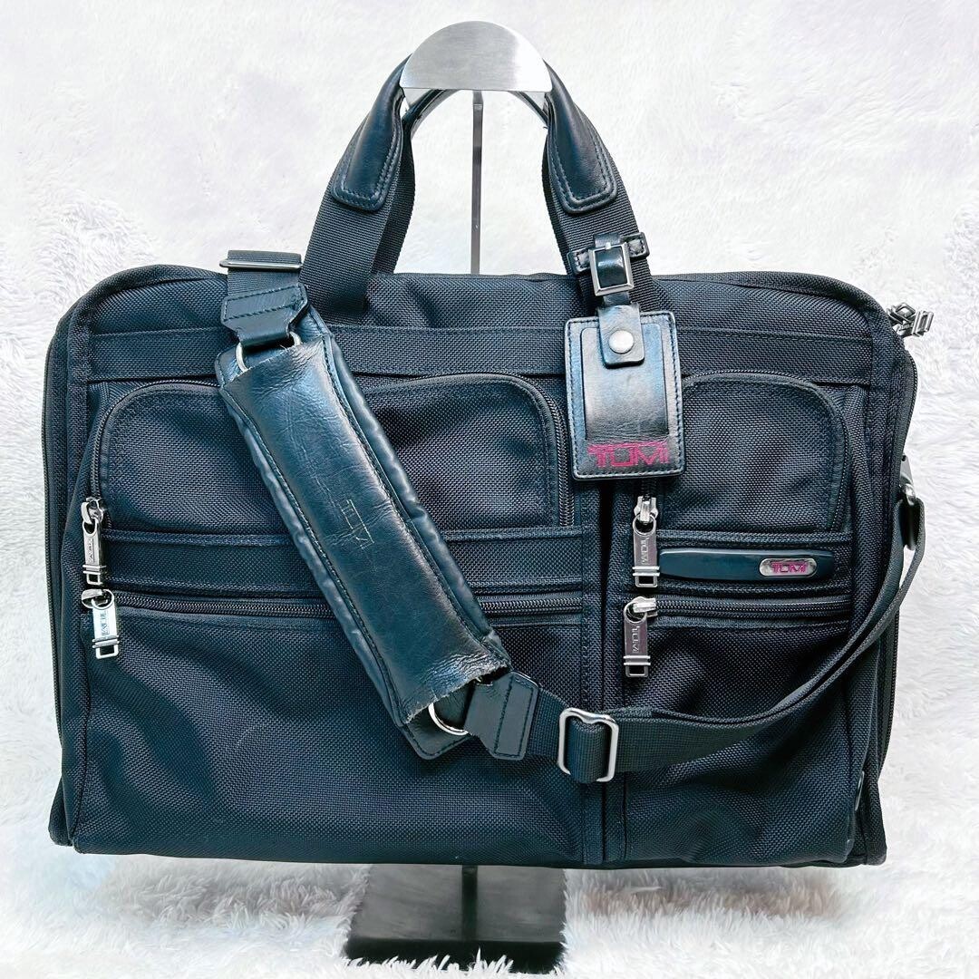 TUMI 263114D4 Black 2Way Business Bag A4 PC Briefcase Shoulder Mens