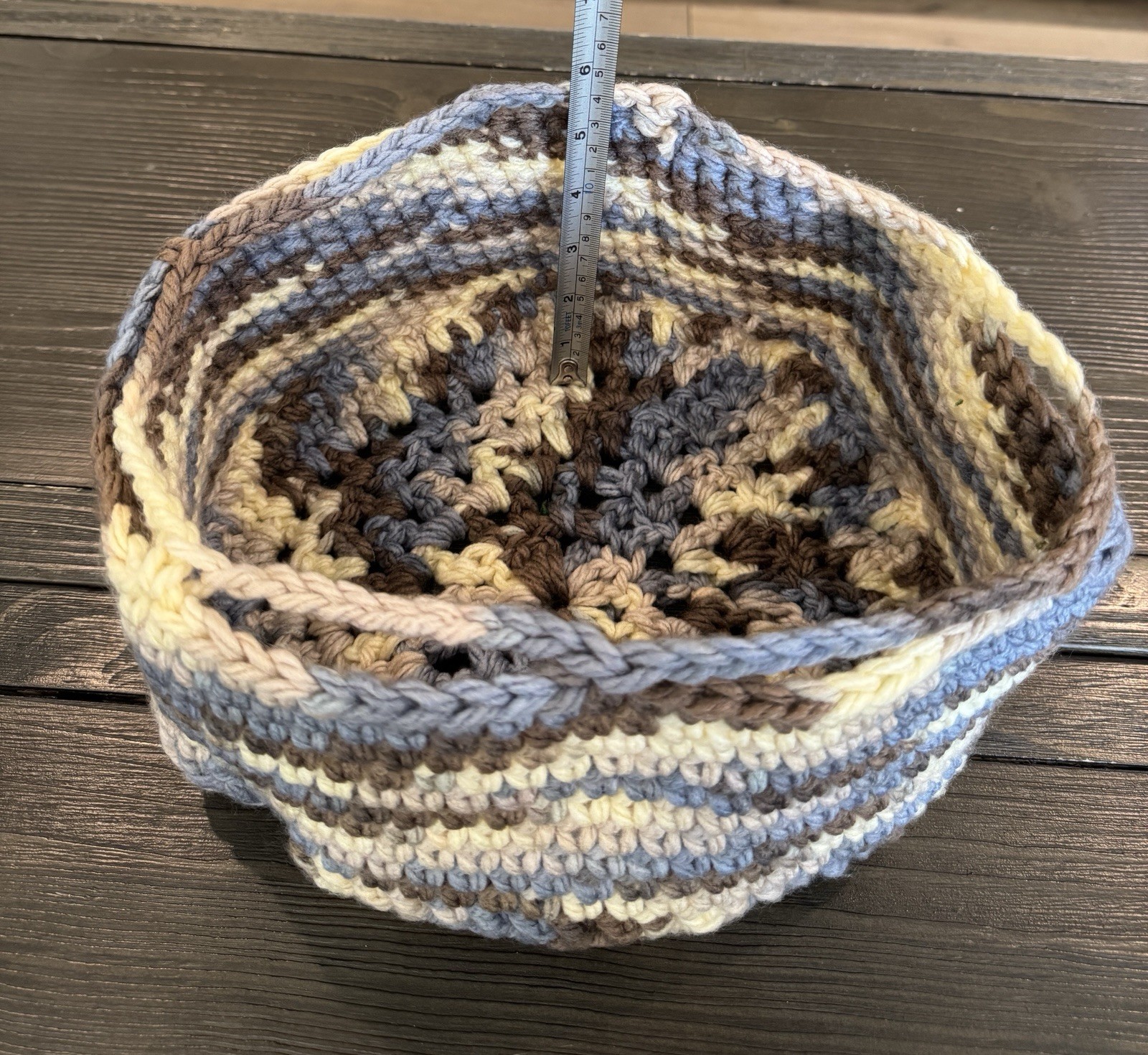Hand-Crocheted Oversized Multi-Functional Boho Hat Mrket Tote Home Utility Cover