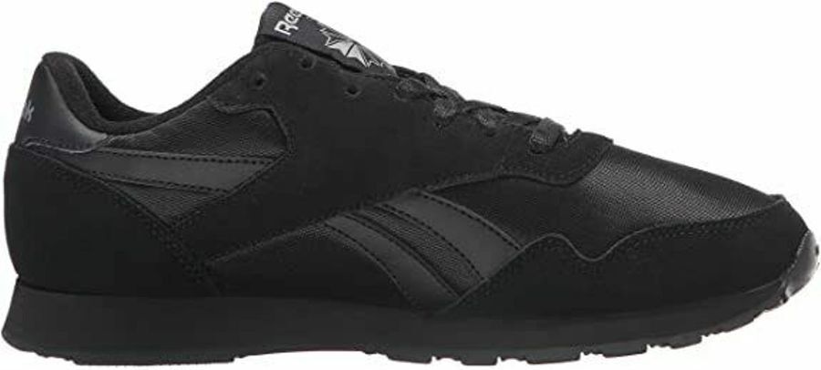 Man Reebok Royal Nylon Classic Sneaker Fashion BD1554 Black/Black/Carbon New