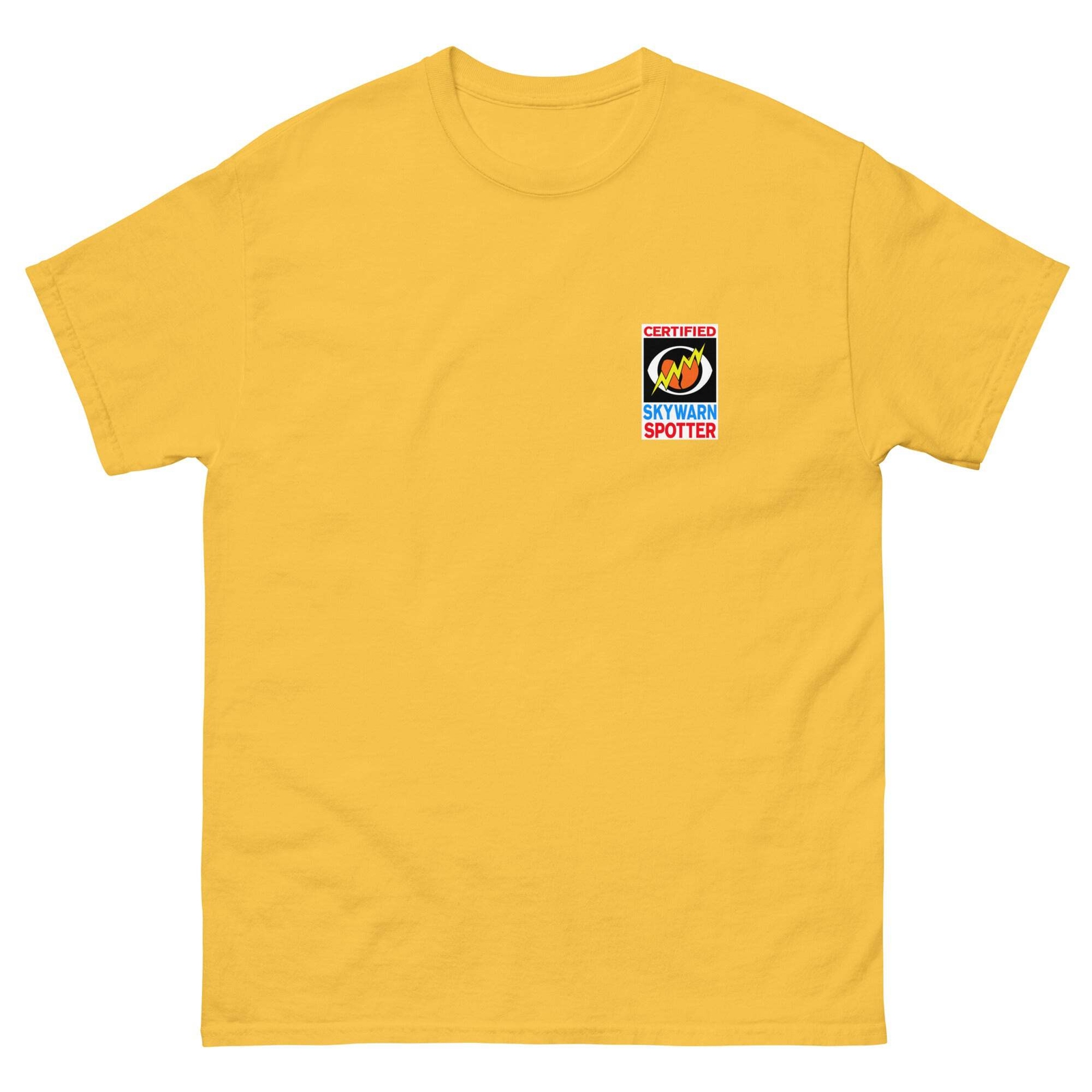 Skywarn Spotter Eye Gildan 5000 Unisex T-shirt Ham Radio Weather