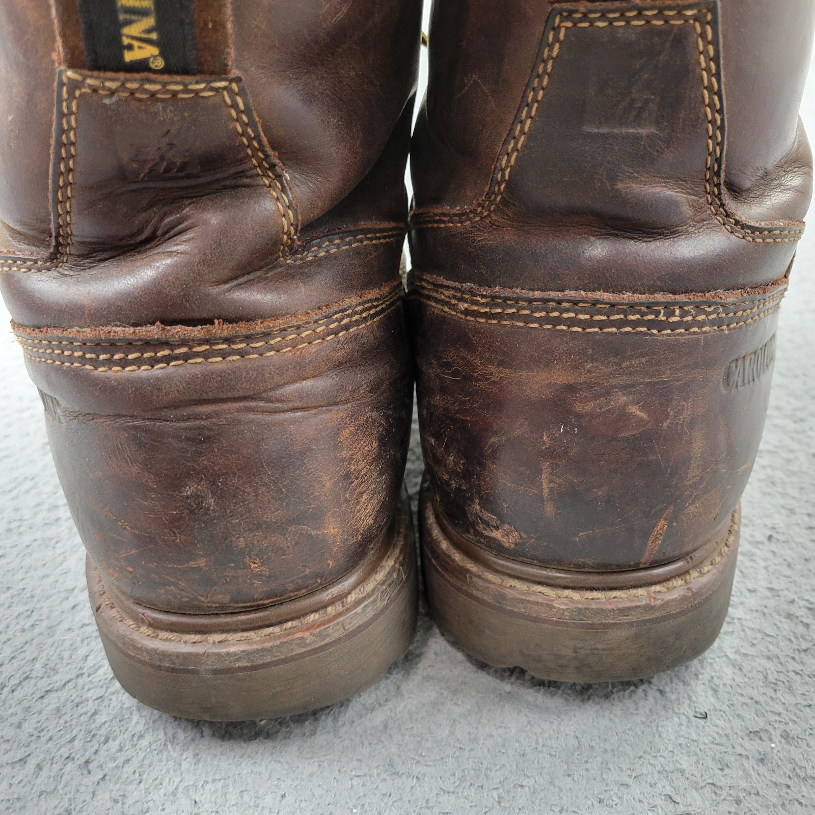 Carolina Work Boots Mens 10 Brown CA9028 Leather 3M Thinsulate Insulation
