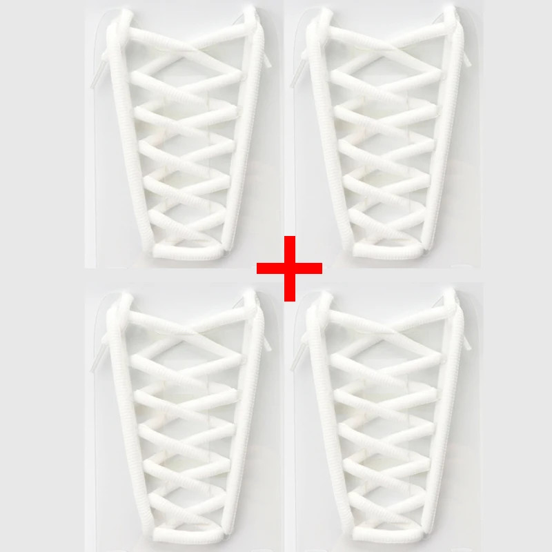 1Pair/3Pair 0.9cm Half-Round Shoelaces Sports Shoelaces Semicircular Shoelace Hi