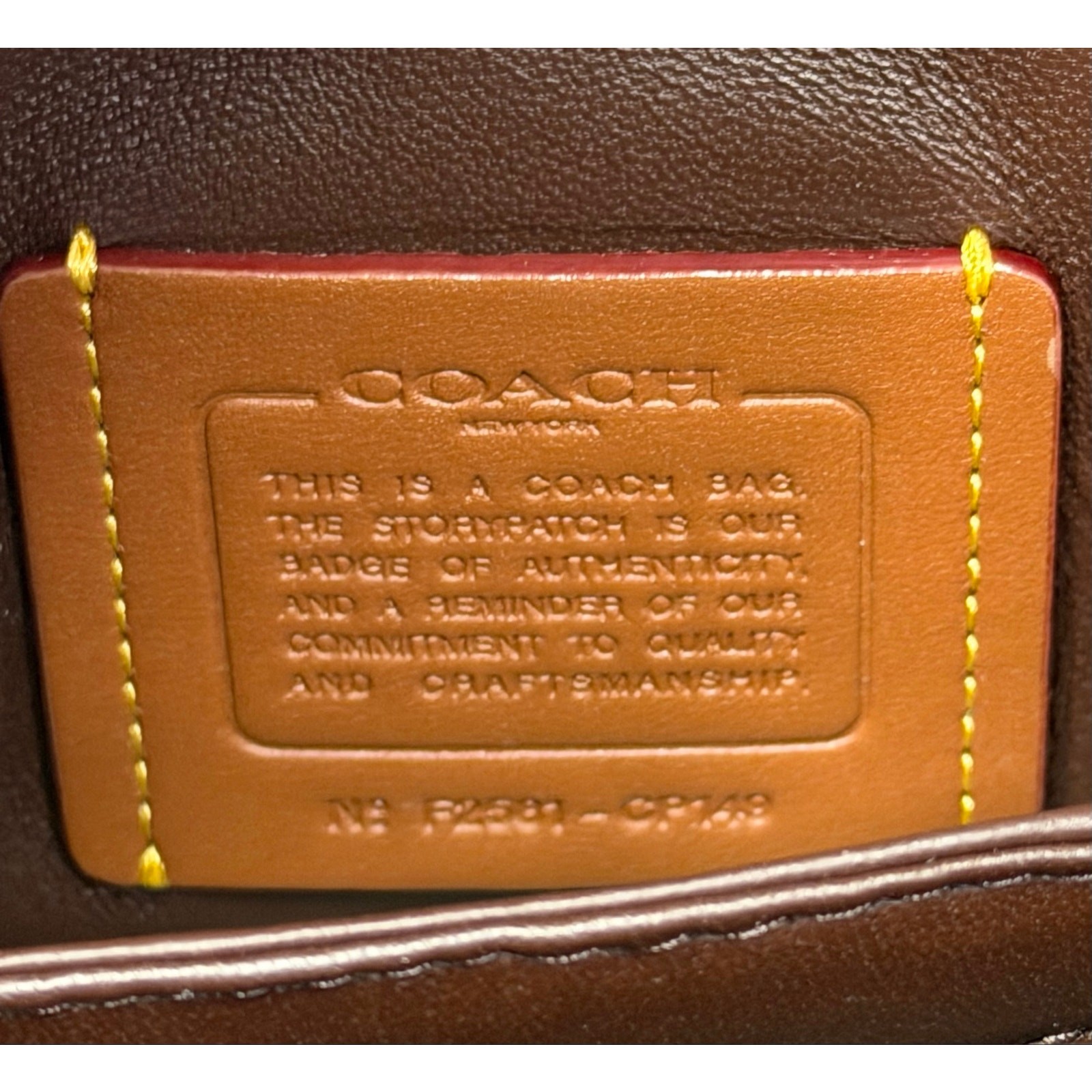 NWT Coach CP149 Quilted Leather Tabby 20 Shoulder Bag