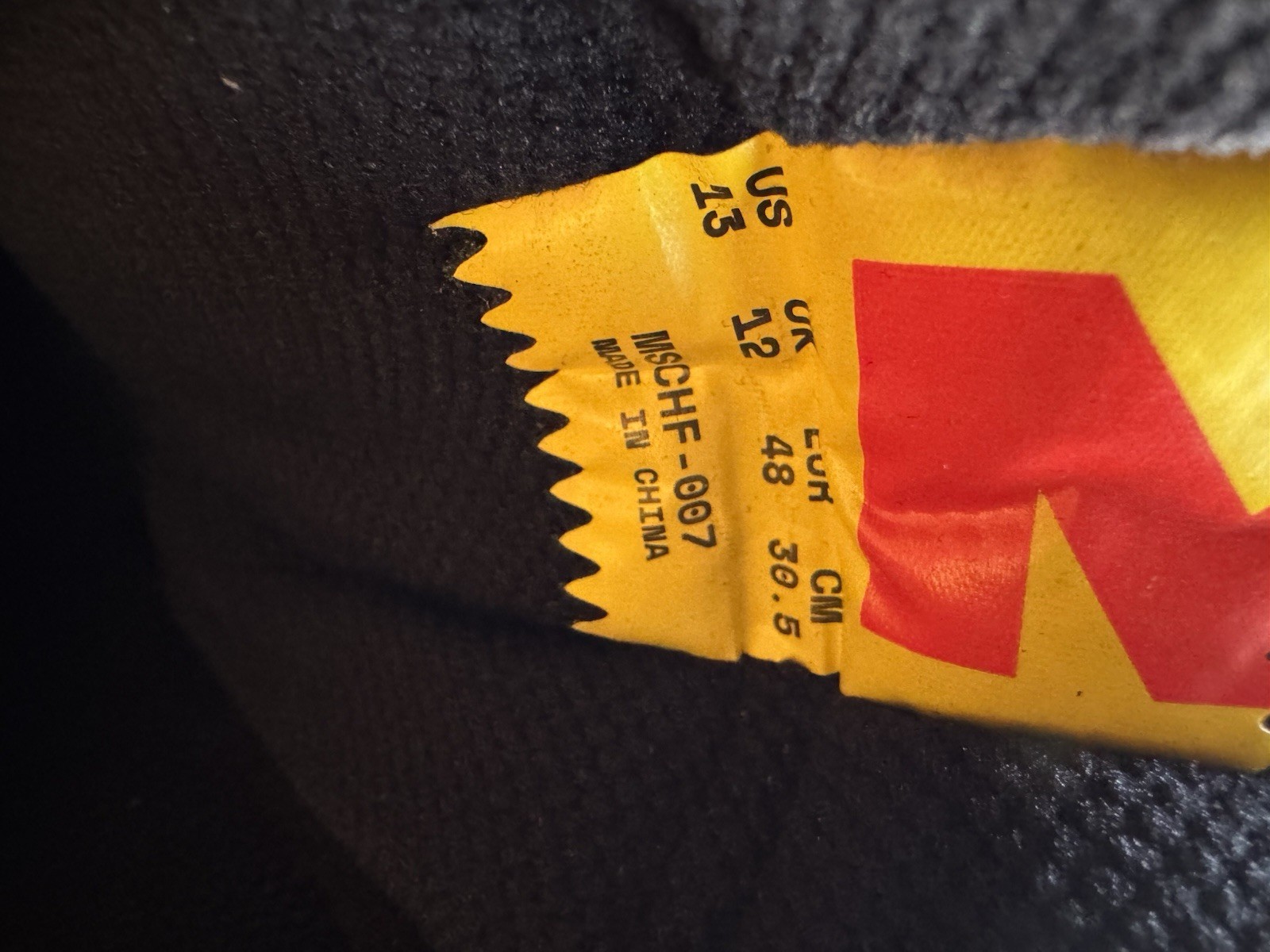 Size 13 – MSCHF X TAP3 Shoes Black Yellow MSCHF-007 NEW