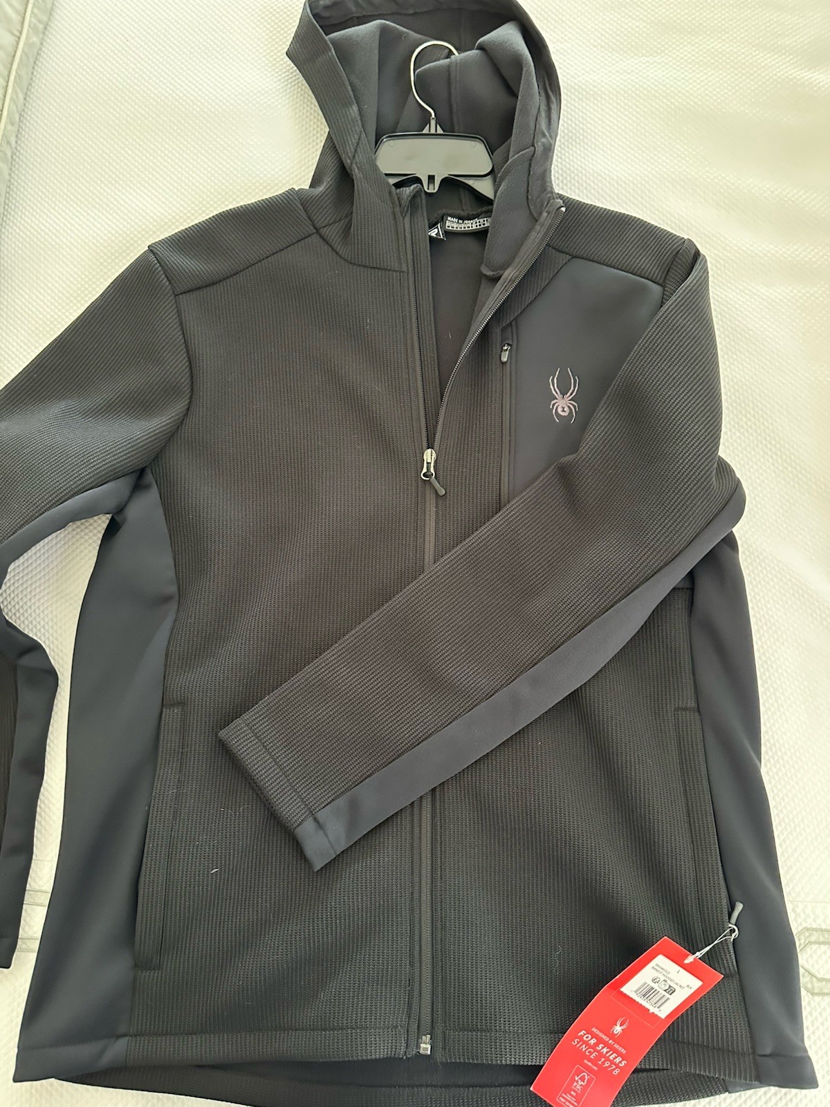 NWT! Spyder “Bandit” Full Zip Hooded Jacket – Size Large Retail $140