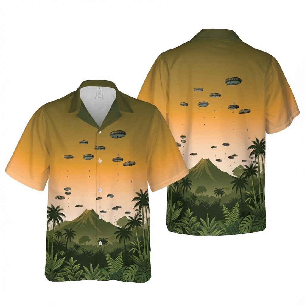 Us Army 82Nd Airborne Division Jump Into Swift Response 23 Hawaiian Shirt