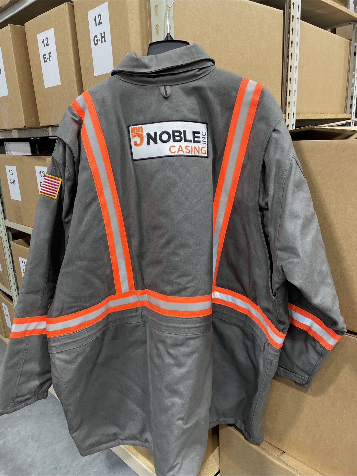 Insulated Jacket – Size 6 XL 100% Cotton Duck w/Patches – New