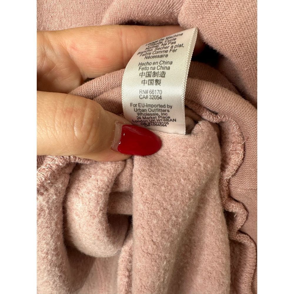 Free People Movement Hoodie Womens Small Pink Drawstring Kangaroo Pocket Ballet