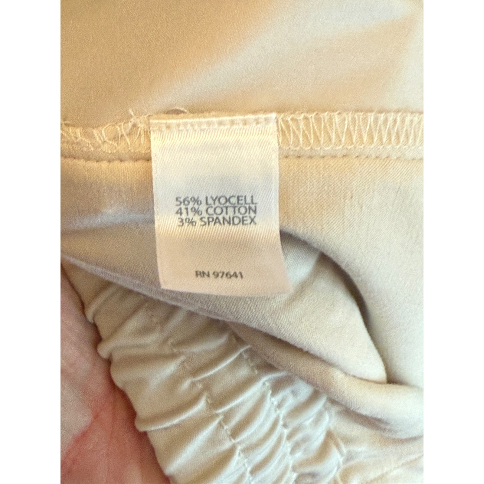 J. Jill Womens XL Cream Beige Lyocell Blend Drawstring Elastic Waist Pants