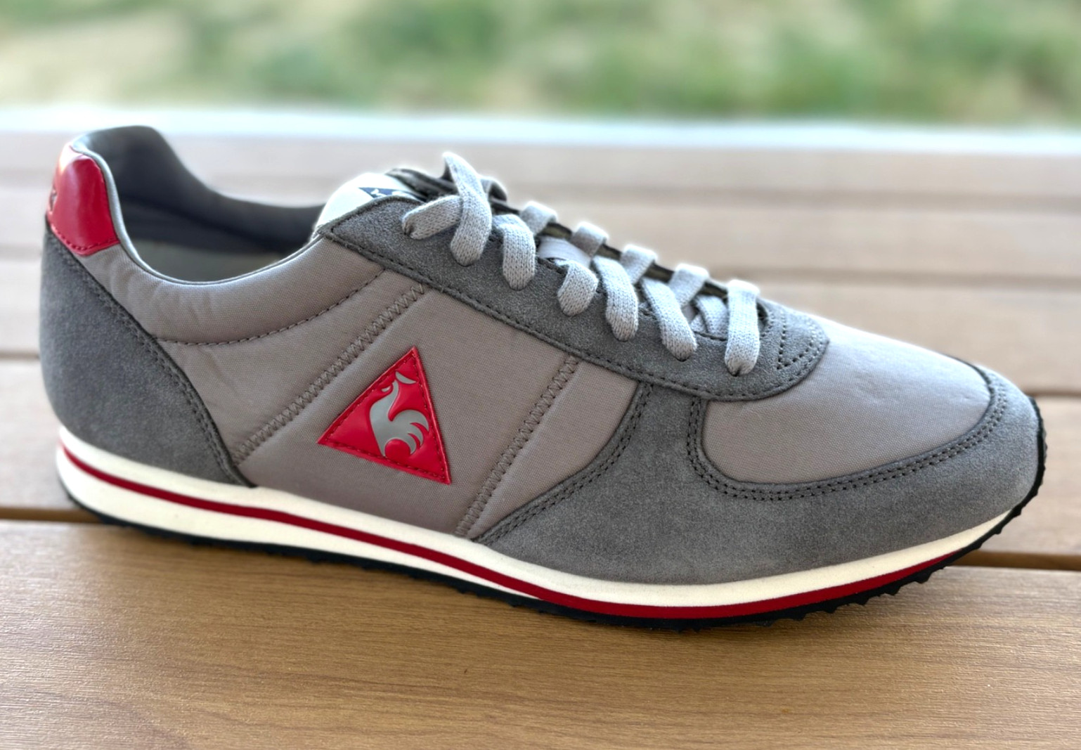 Le Coq Sportif Bolivar Men’s Sneakers Grey EU-42 Athletic Shoes Retro 9 Trainers
