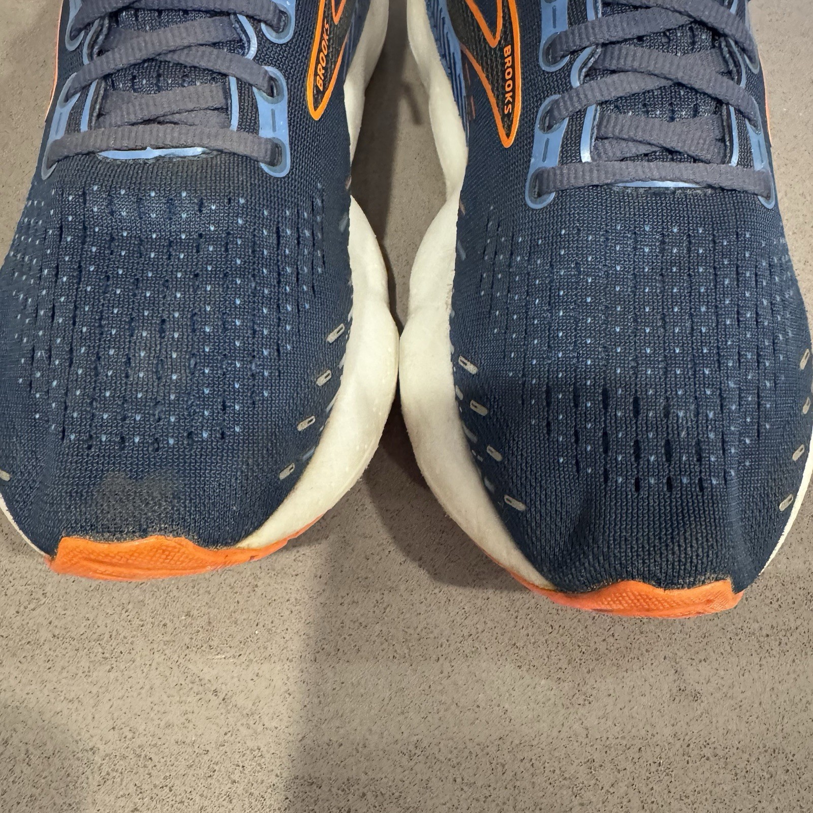 Brooks Glycerin 20 Mens Size 8Running Shoes Navy Orange