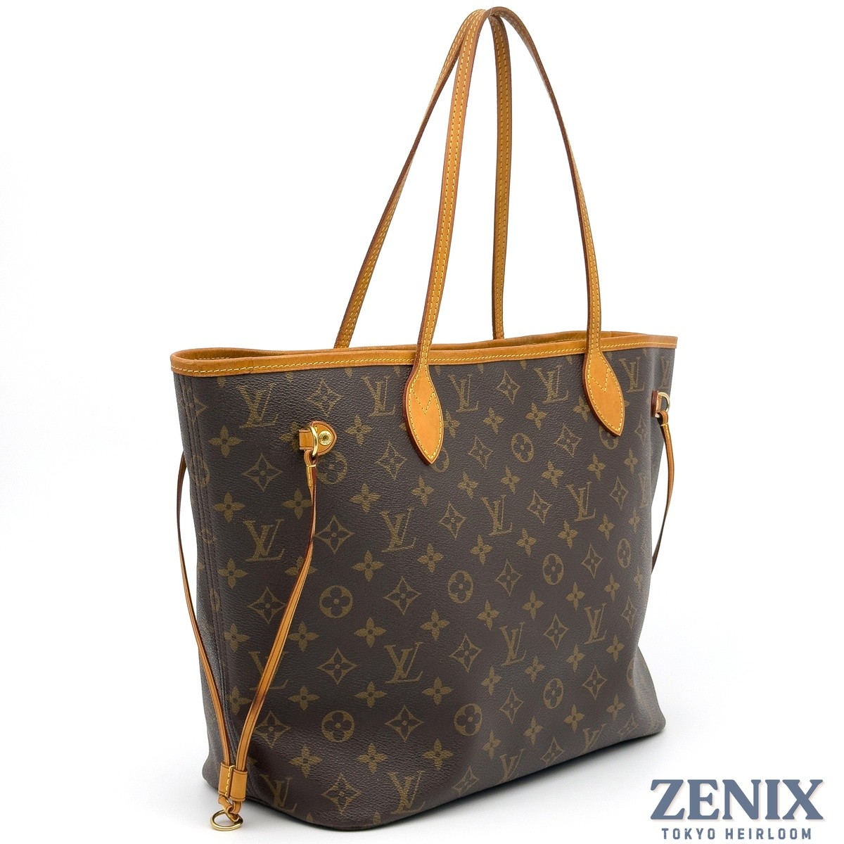 USA-Made Louis Vuitton Neverfull MM Monogram Tote Bag M40156 2010 Duty-Free