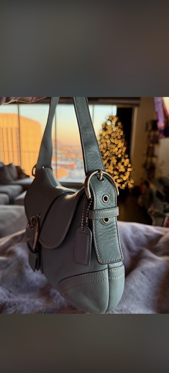 Light blue medium size coach soho bag from 2004!!!!!