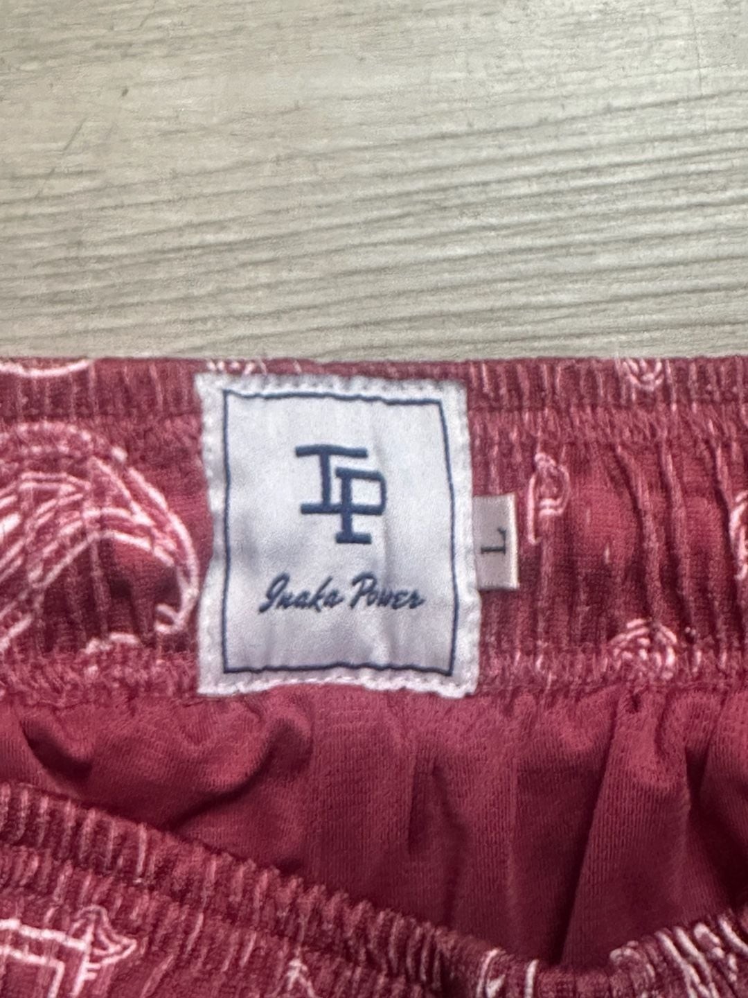 Inaka Power Red Velvet Shorts
