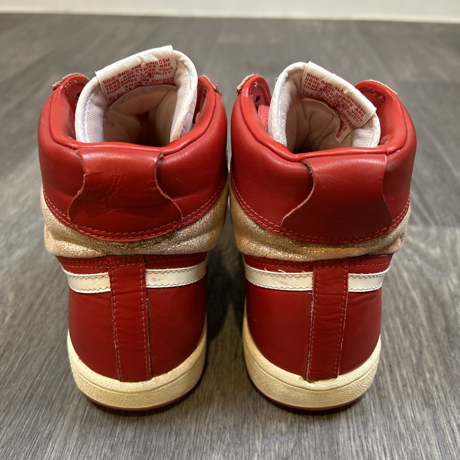 VTG Nike 1980’s Sales Sample Dynasty Red White Men’ US 9 1985 Original OG Shoes