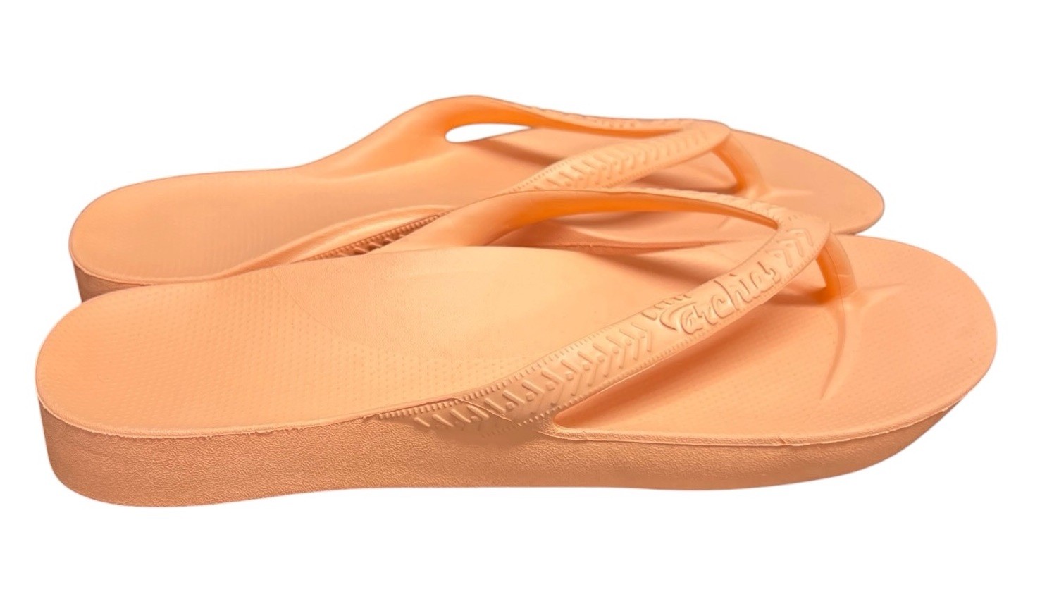 Archies Arch Support Flip Flops Sandals Peach Orange Size Men’s 8 Women’s 9