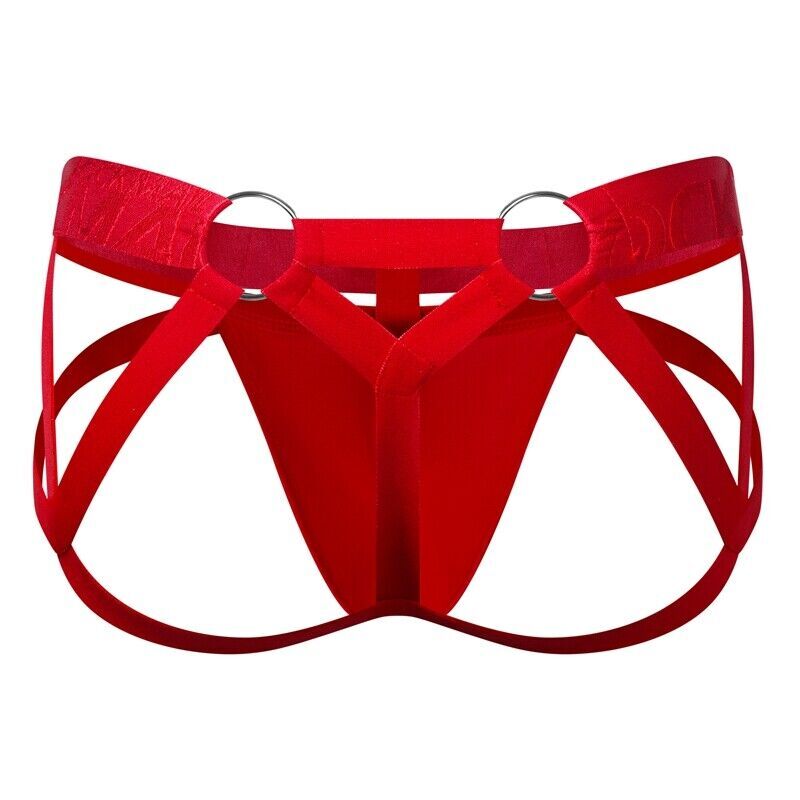 Jockmail Sexy Men’s Jockstrap Briefs Underwear G-string Thongs T-back Underpant