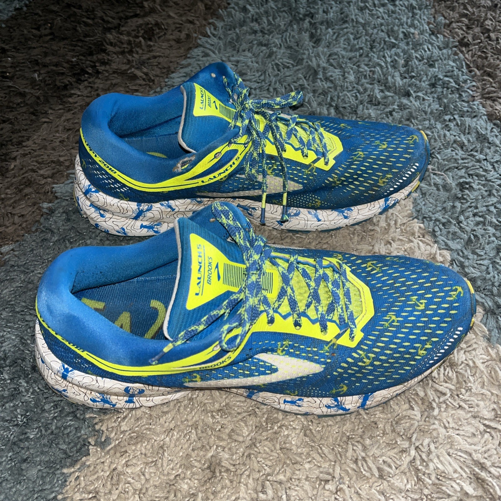 Men’s Brooks Launch 5 Running Shoe, Size 10.5, Boston Marathon Limited Edition