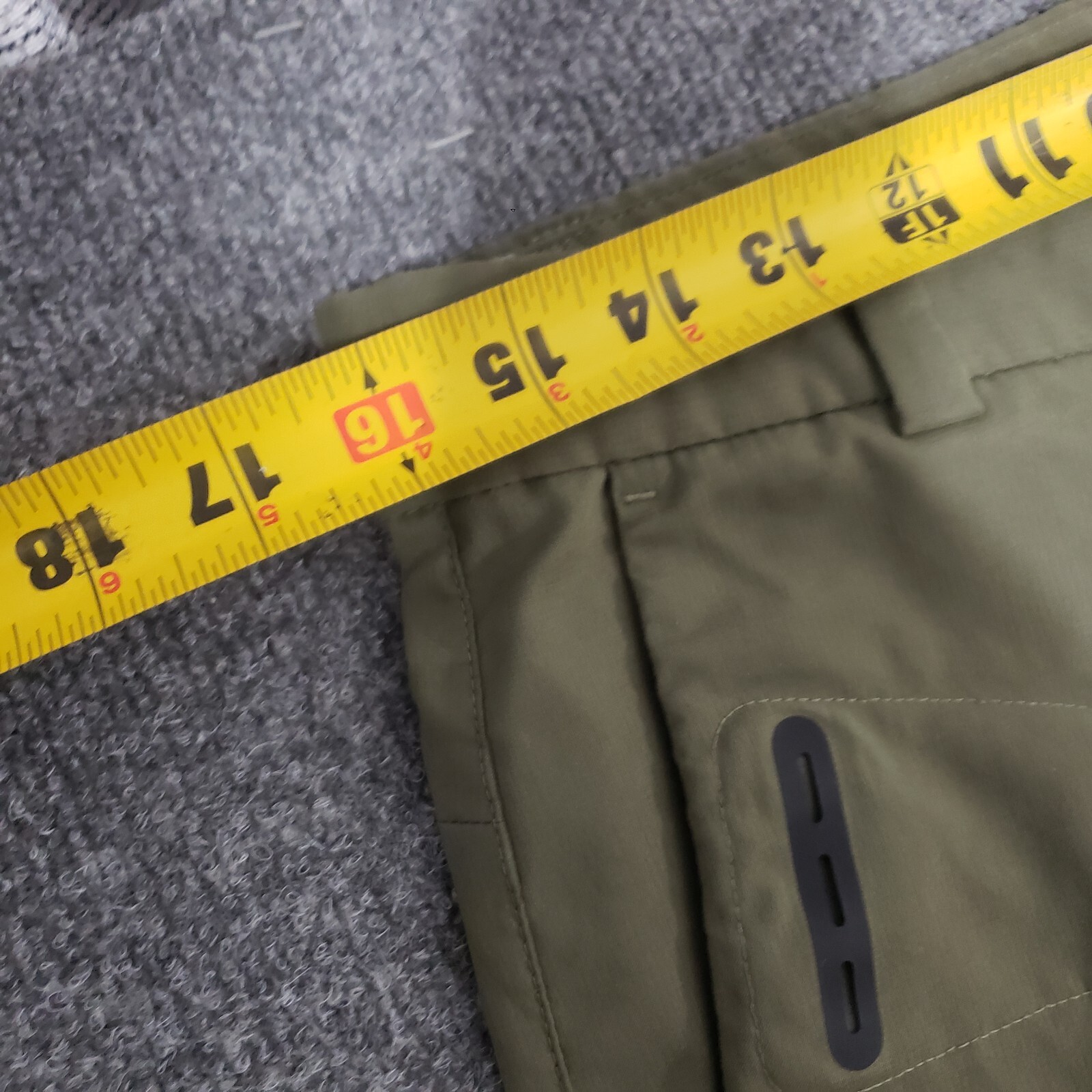 nike golf tour performance pants mens 32×32 green poly spandex blend