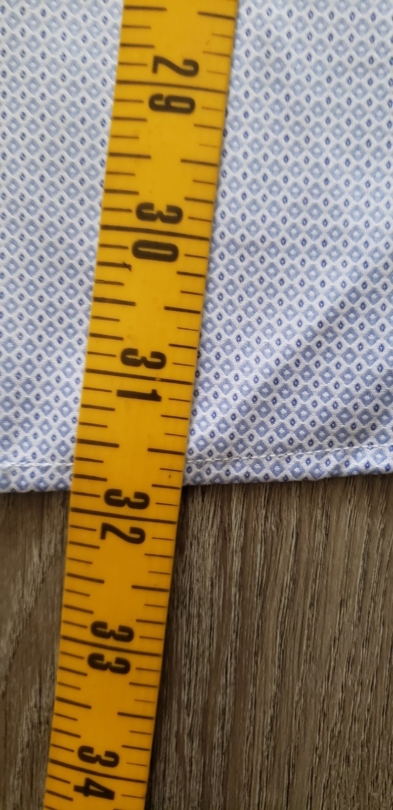 Eton Blue Print Contemporary All Cotton L/S Dress Shirt Sz 17.5/44 Quiet Luxury
