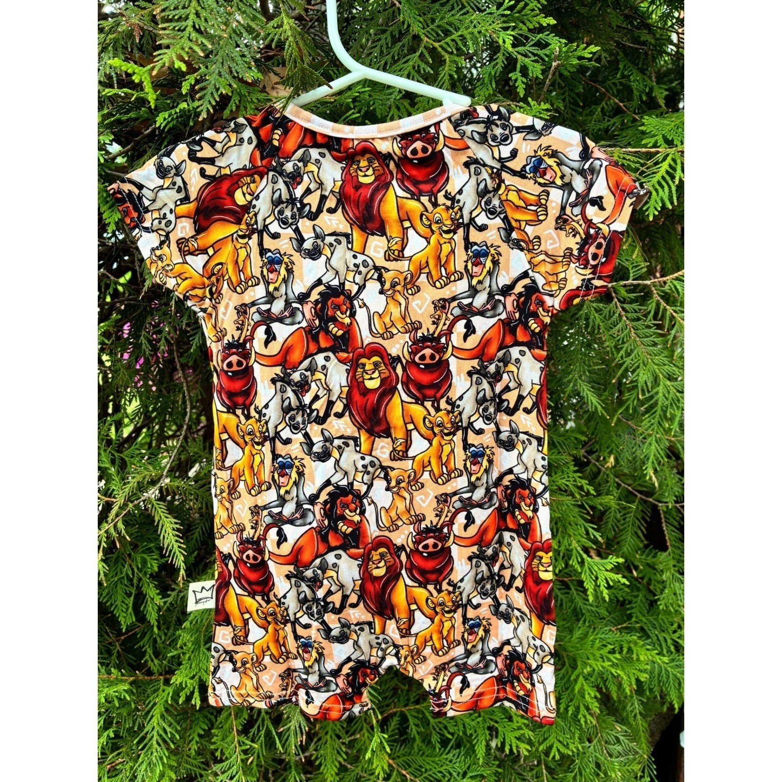 Serial Bamboo Pride Lands Shortie 6/12M NWT