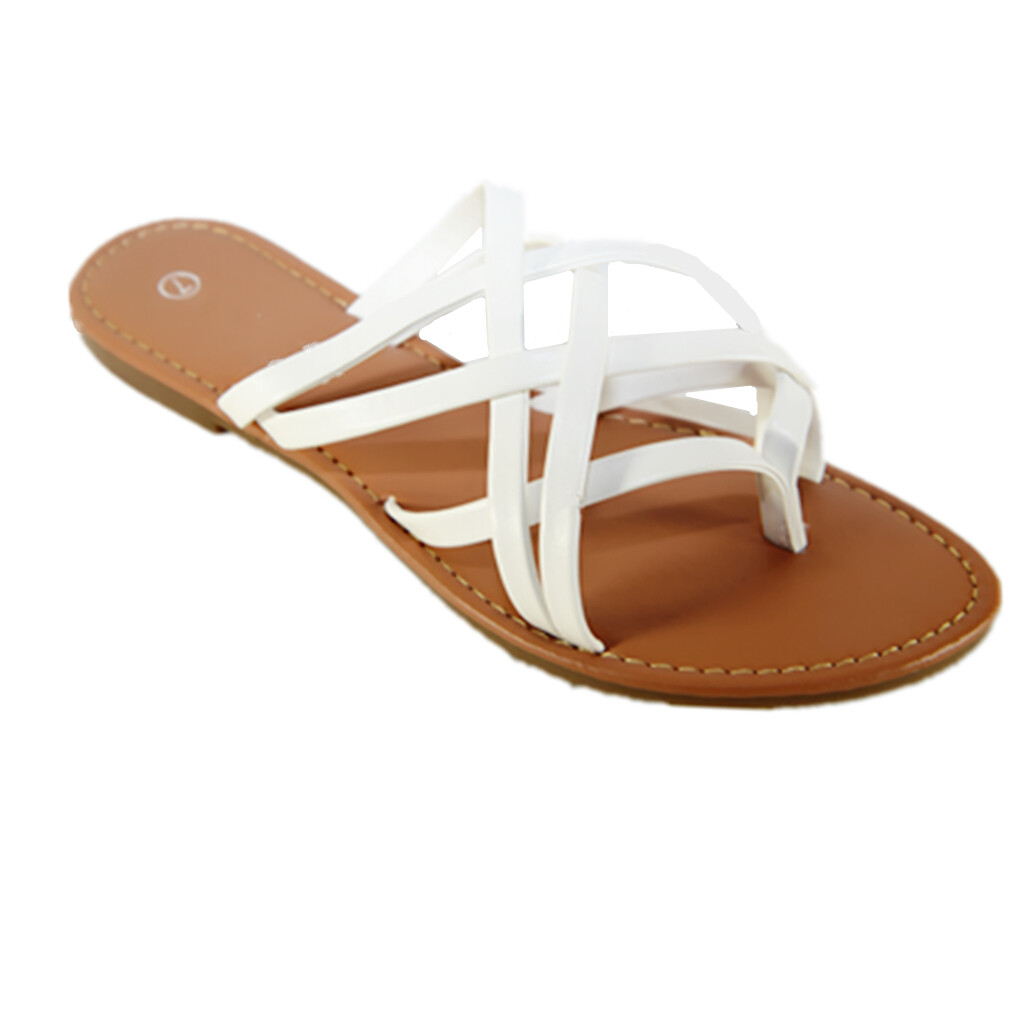 New Women Gladiator Sandals Shoes Thong Flops Flip Flat Size Slipper Shoes