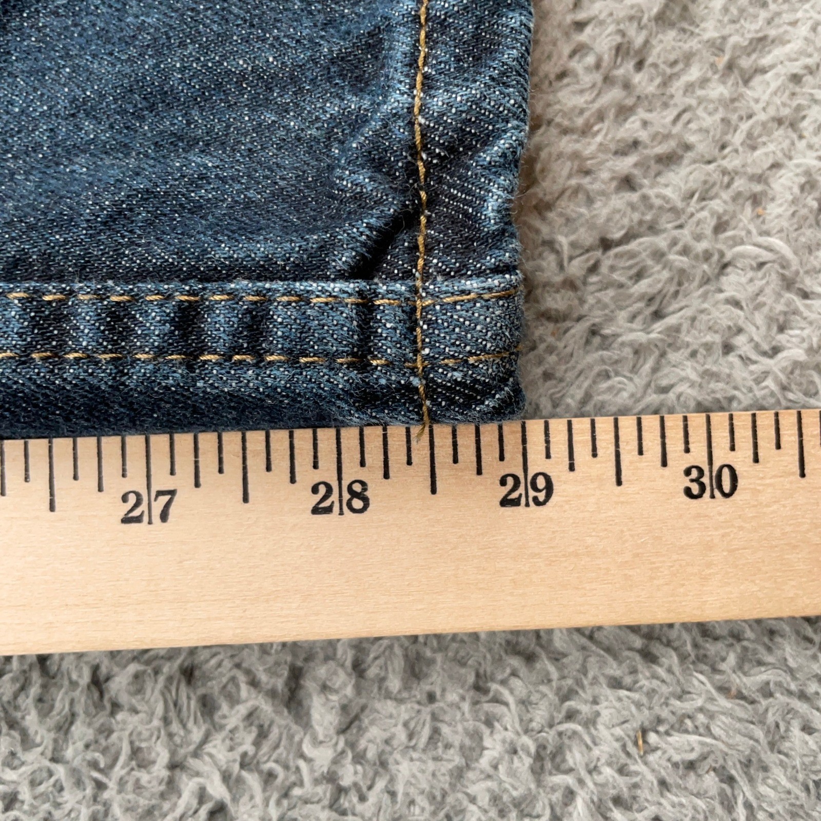 Levis 514 Jeans Mens 31×30 Fits 30×29 Blue Slim Straight Dark Wash Denim Pants