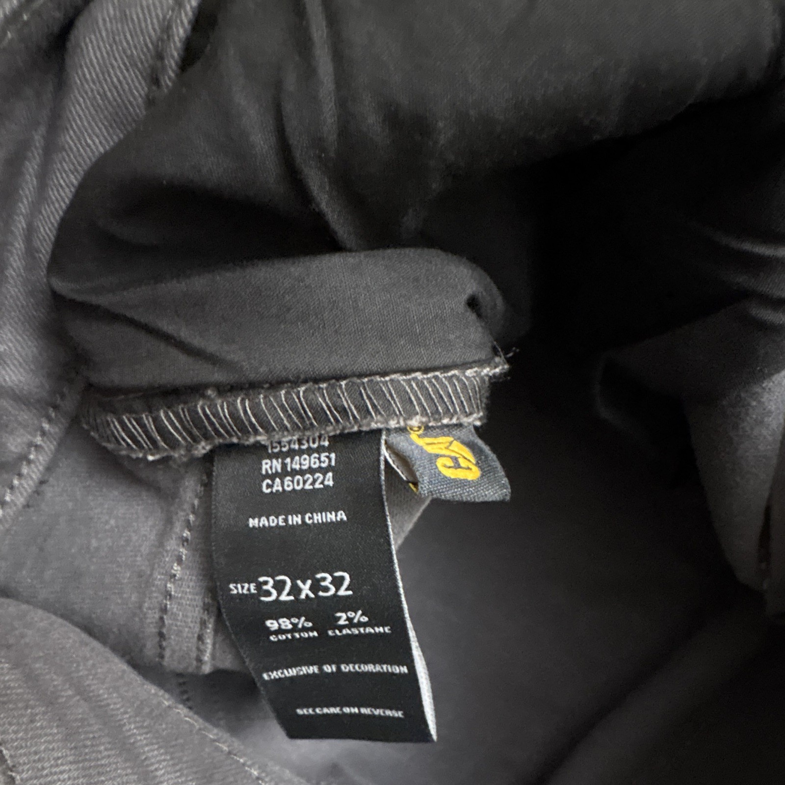 Caterpillar CAT Double Knee Workwear Pants Men’s Sz 32×32 Gray