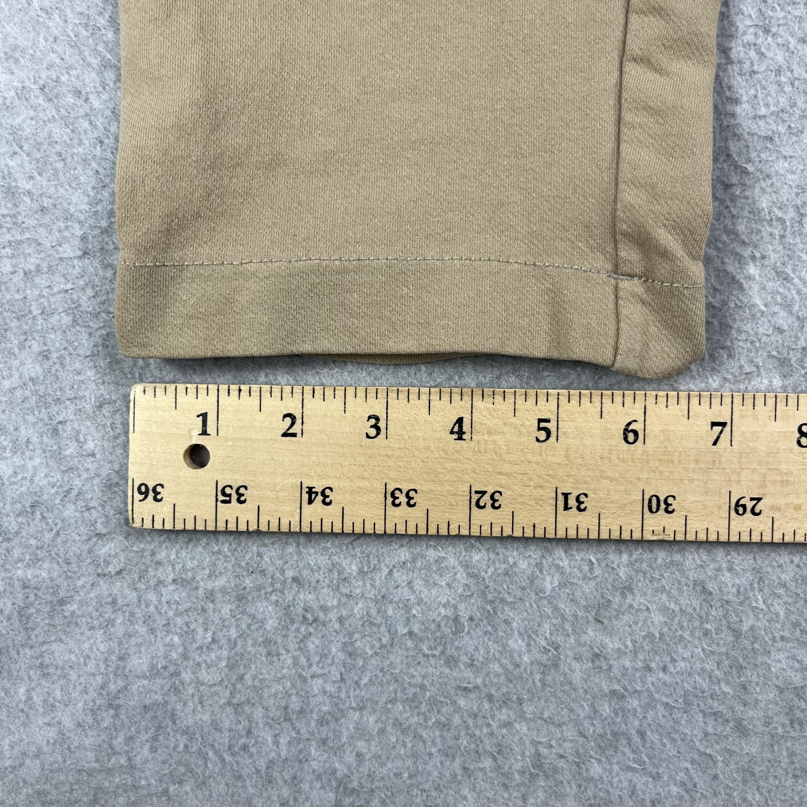 UNIQLO Pull On Pants Mens Medium Stretch Khaki Casual Elastic Waist Drawstring