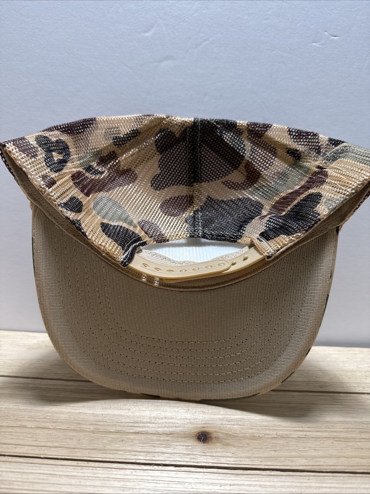 Vintage Busch Beer Hunting Hat Adjustable Camouflage SnapBack Deer Hunter Hat