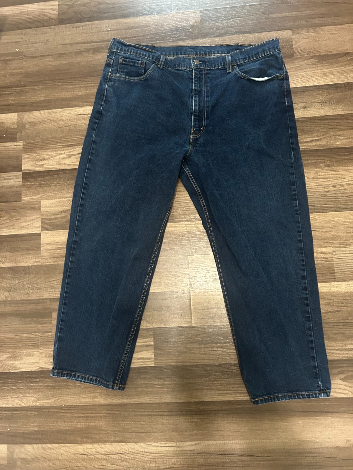 Levi’s 550 Mens 44×29 Blue Jeans Relaxed Fit Tapered Leg Big Tall Denim
