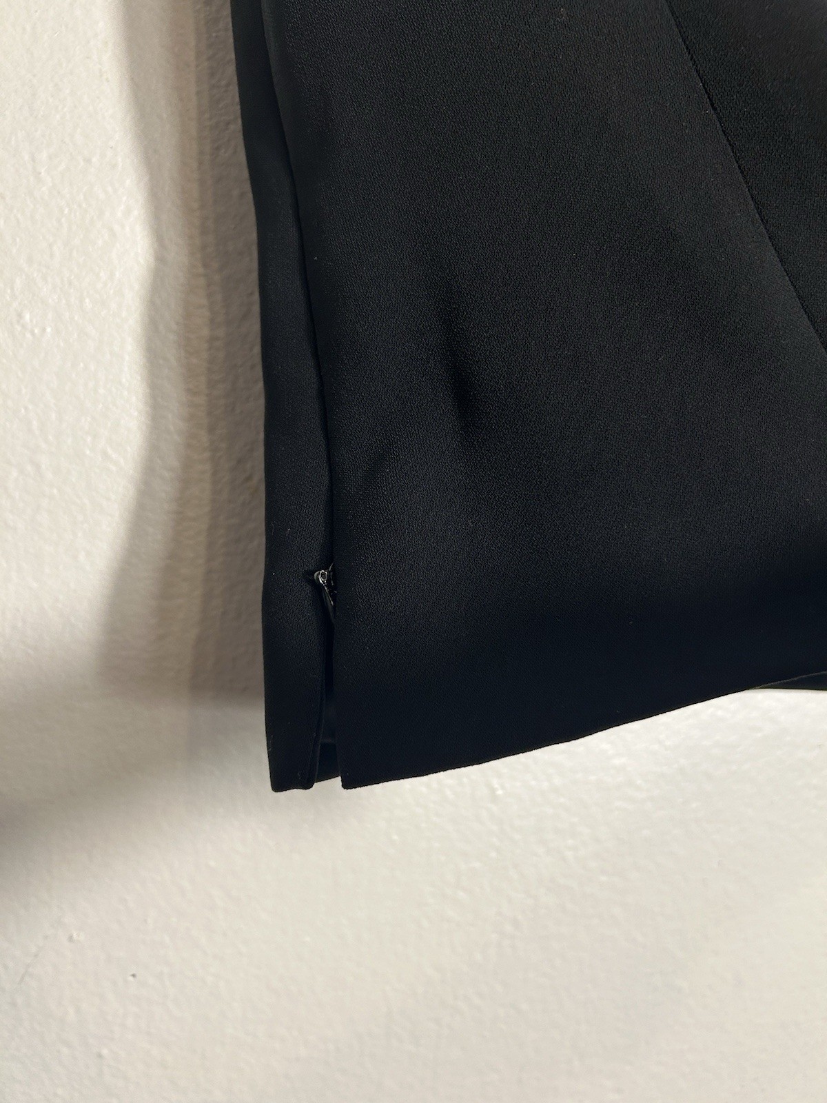 John Meyer Top Sleeveless Formal Lined Tank Vest Top Black Size 12 Side Zipper