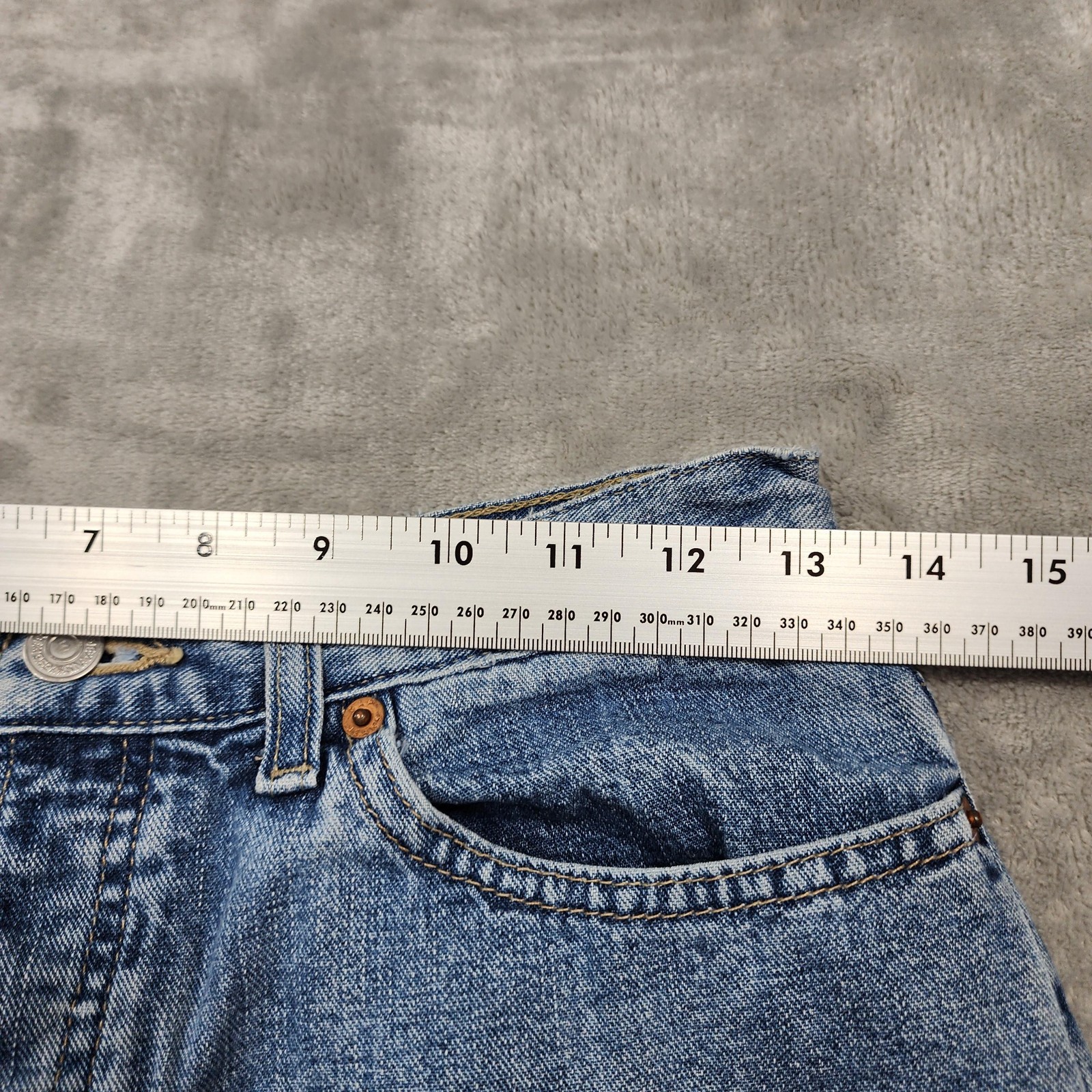 Vintage Gap Jeans Womens 4 Blue High Rise Loose Ankle Relaxed Button Fly Denim
