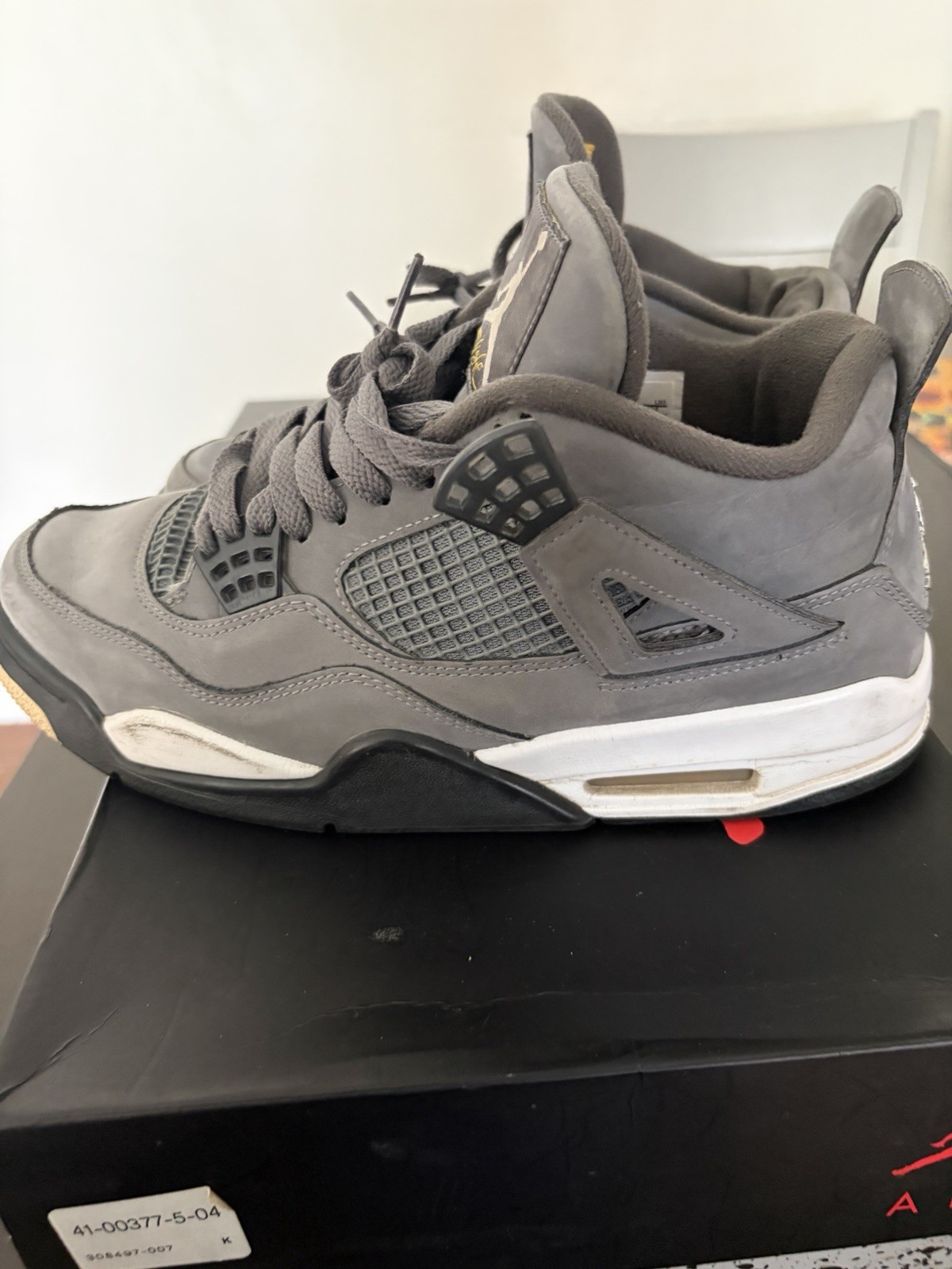 Nike Air Jordan 4 Cool Grey 2019 Size 9