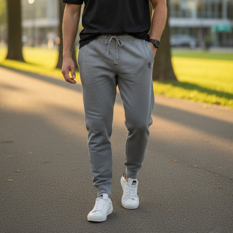 Sweatpants – Everday Fleece Jogger – Soft, Minimalist, Cuffed Lounge Pant