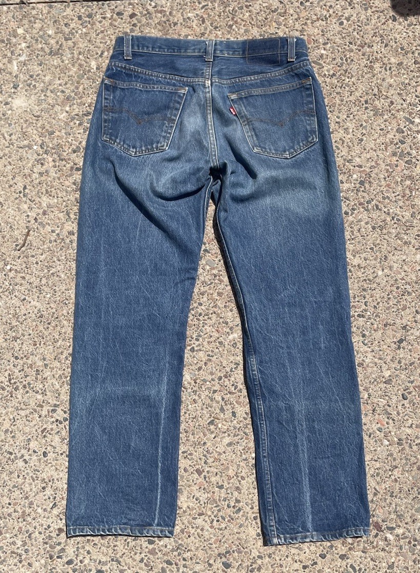 Vintage 80s Levis 501-0000 XX Jeans Mens 33×32 USA Blue Denim