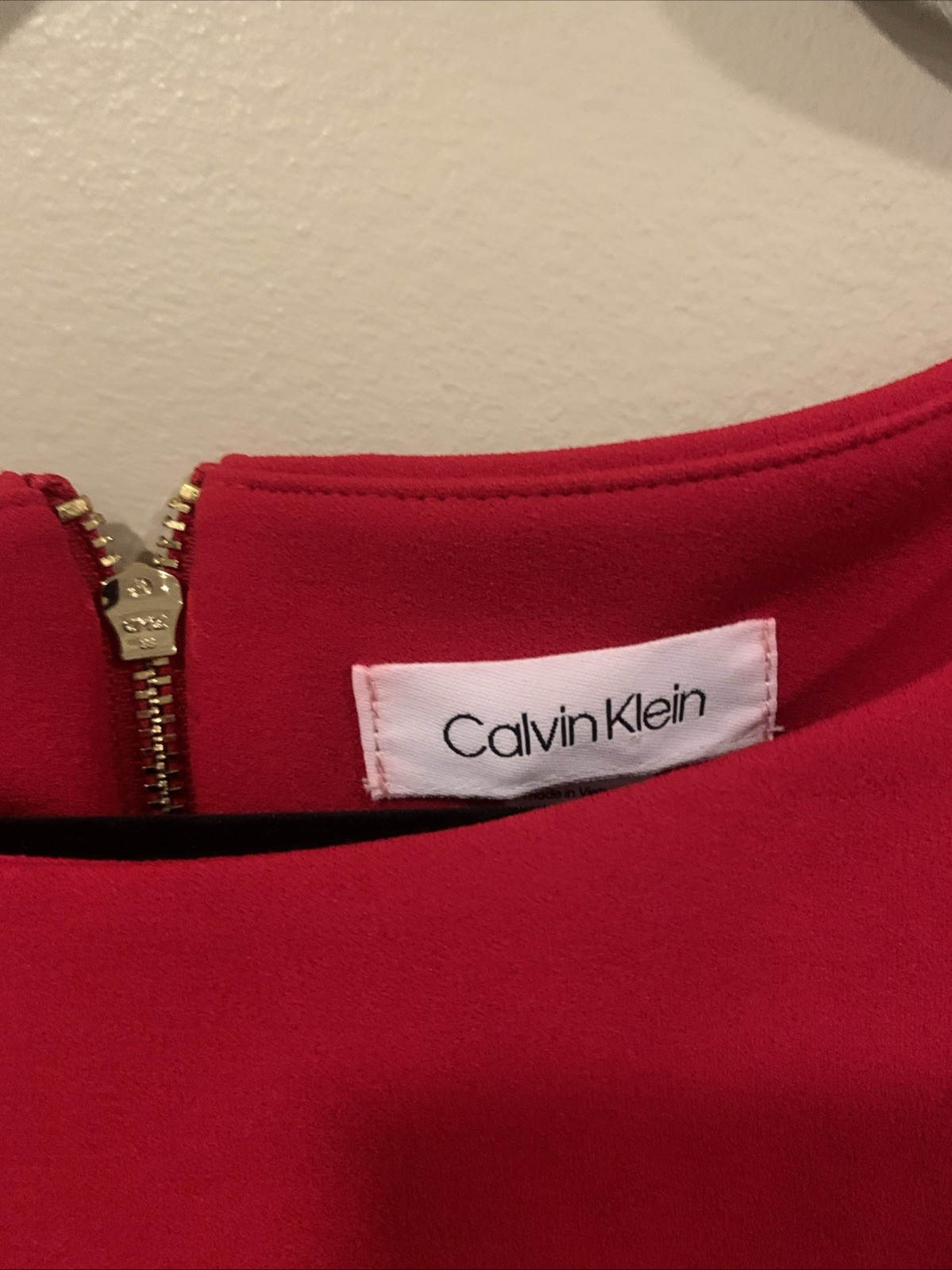 Calvin Klein Women’s Red Dress Size 6