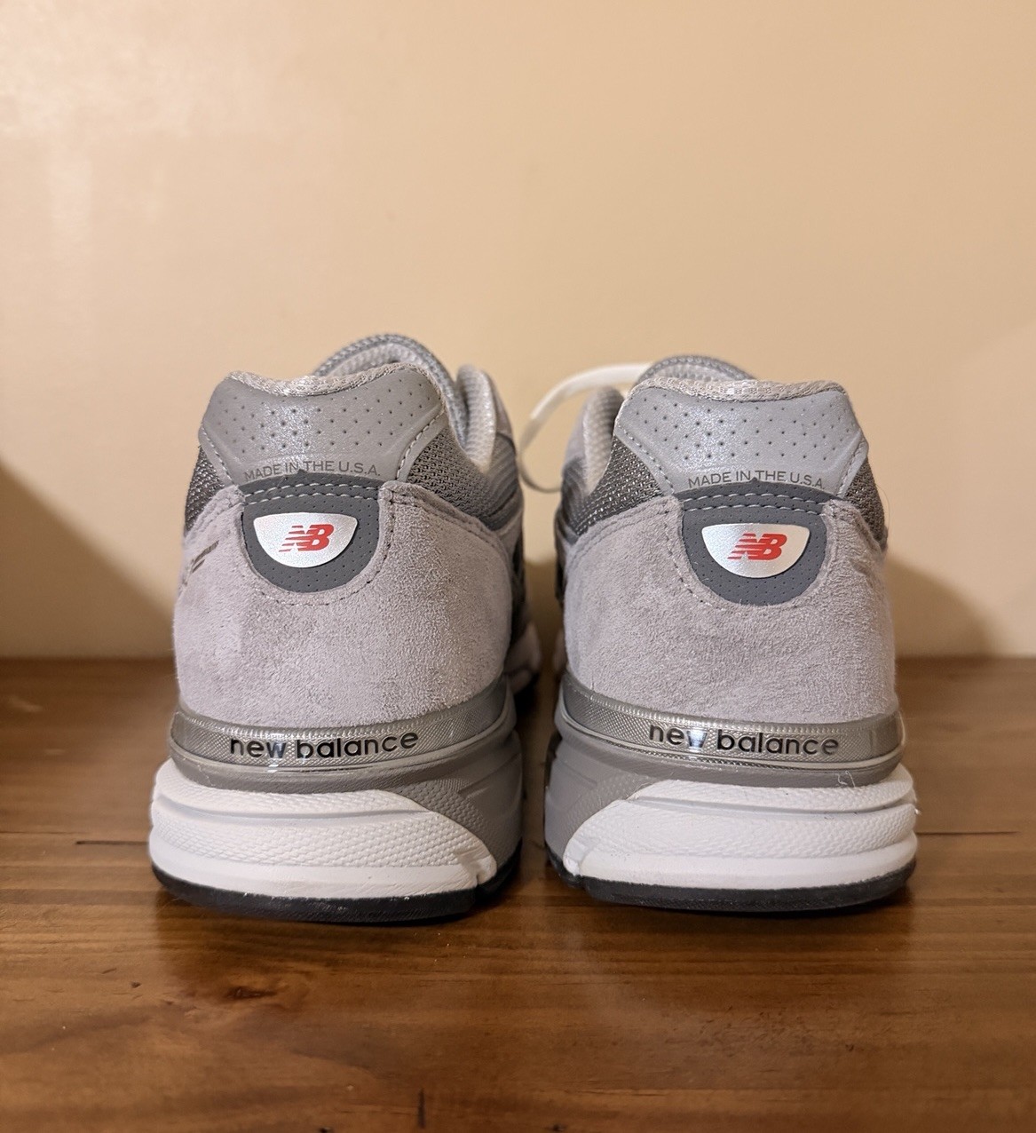 New Balance 990v4 Made in USA Men’s Low Top Suede Lace-Up Gray U990GR4