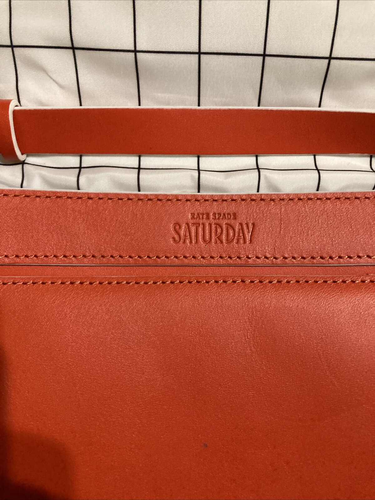 Kate Spade Saturday Half Circle Bag NWOT Bright Coral shoulder, clutch, belt