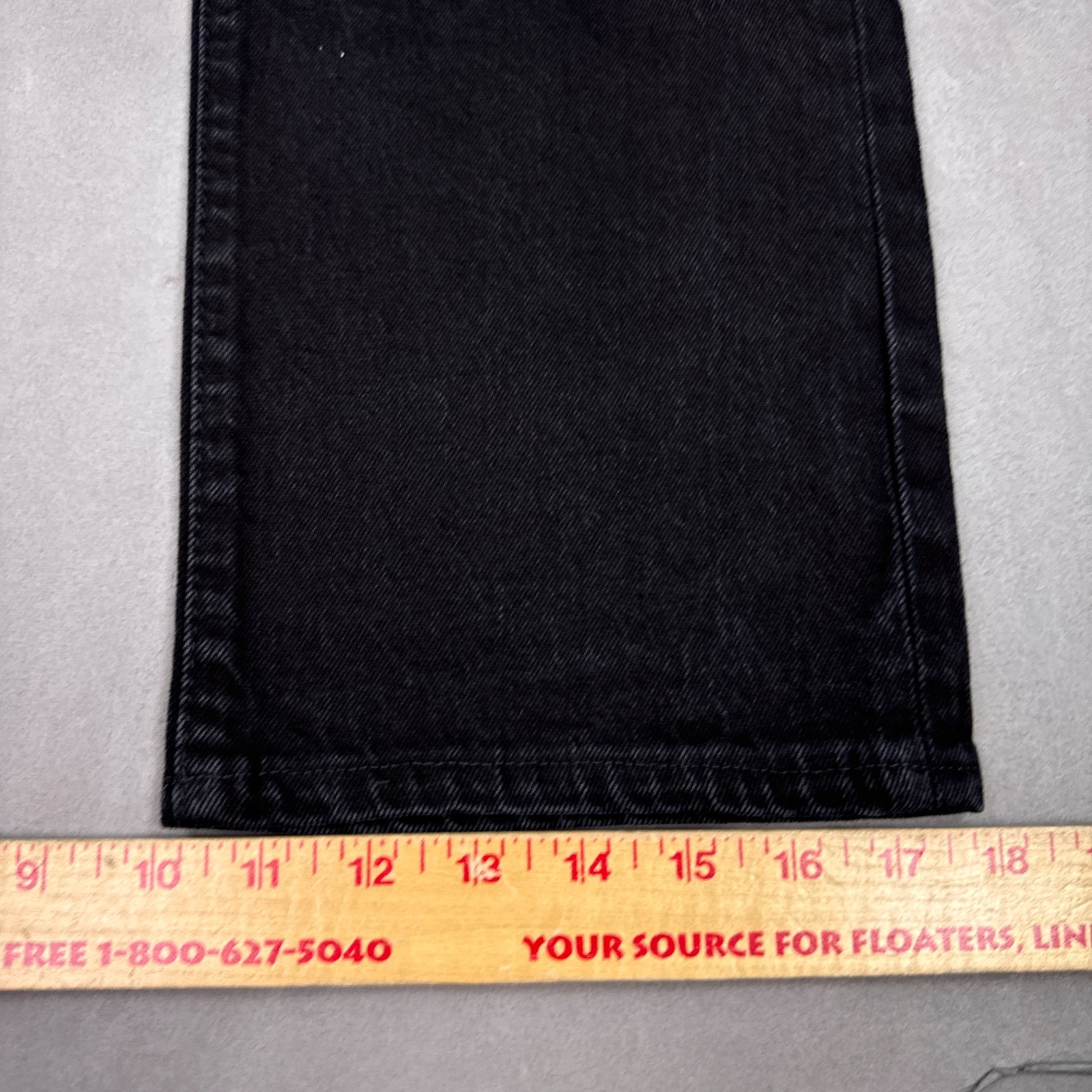 Levis 501 Jeans Mens 34×32 Black Button Fly Denim Pants Straight Dark (Tag34x36)