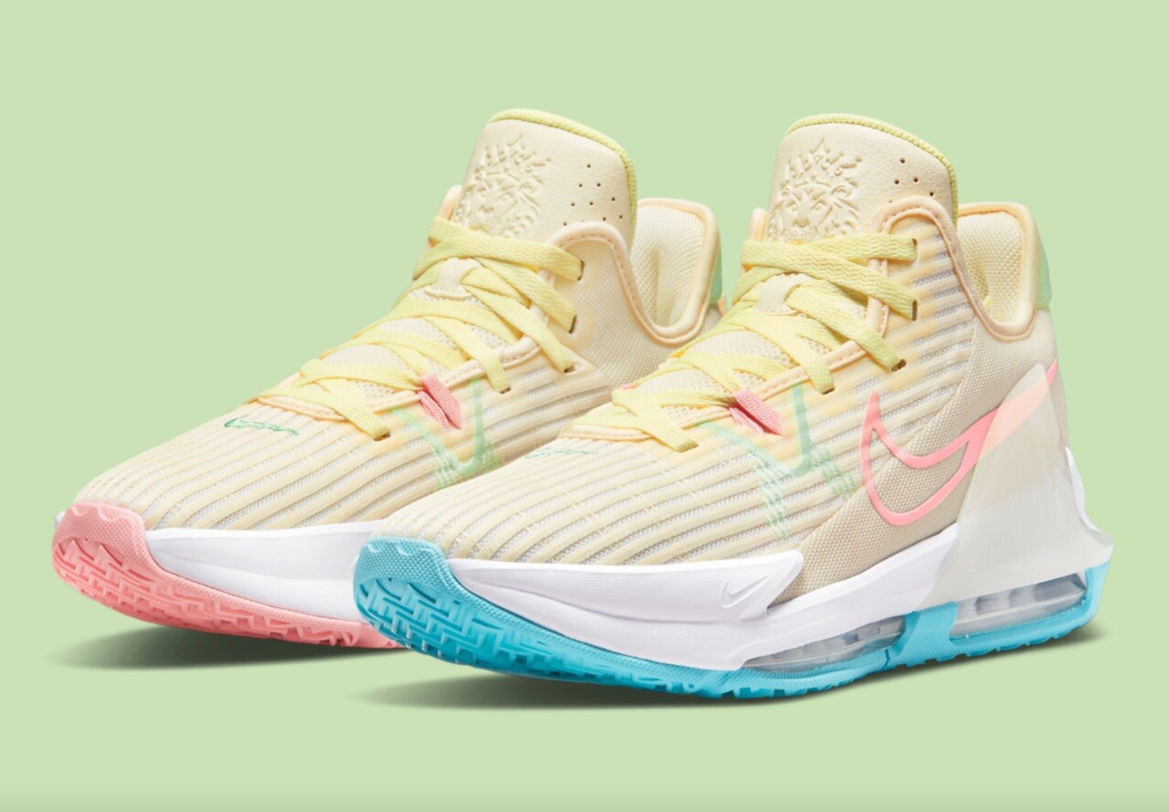 Men’s Size 14 Nike LeBron Witness VI Easter Basketball Shoe Coconut CZ4052-103