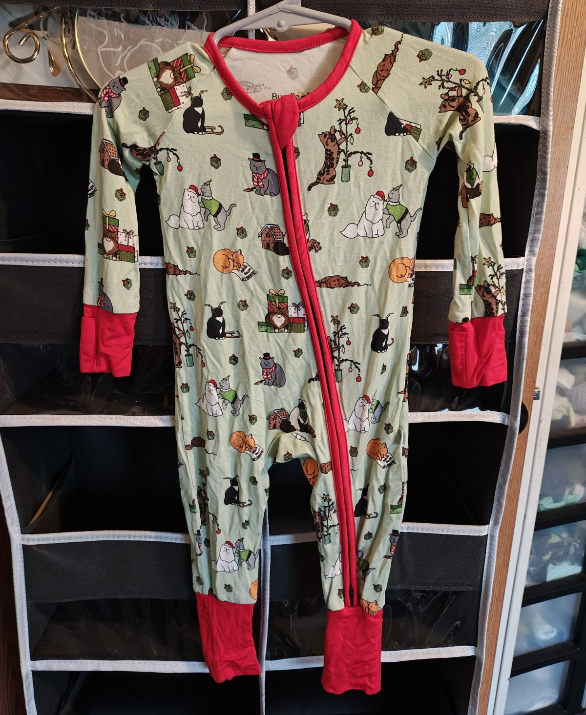 Bundle of Joy 3-6M Bamboo Zip Sleeper Dog Print Footless Long Sleeve