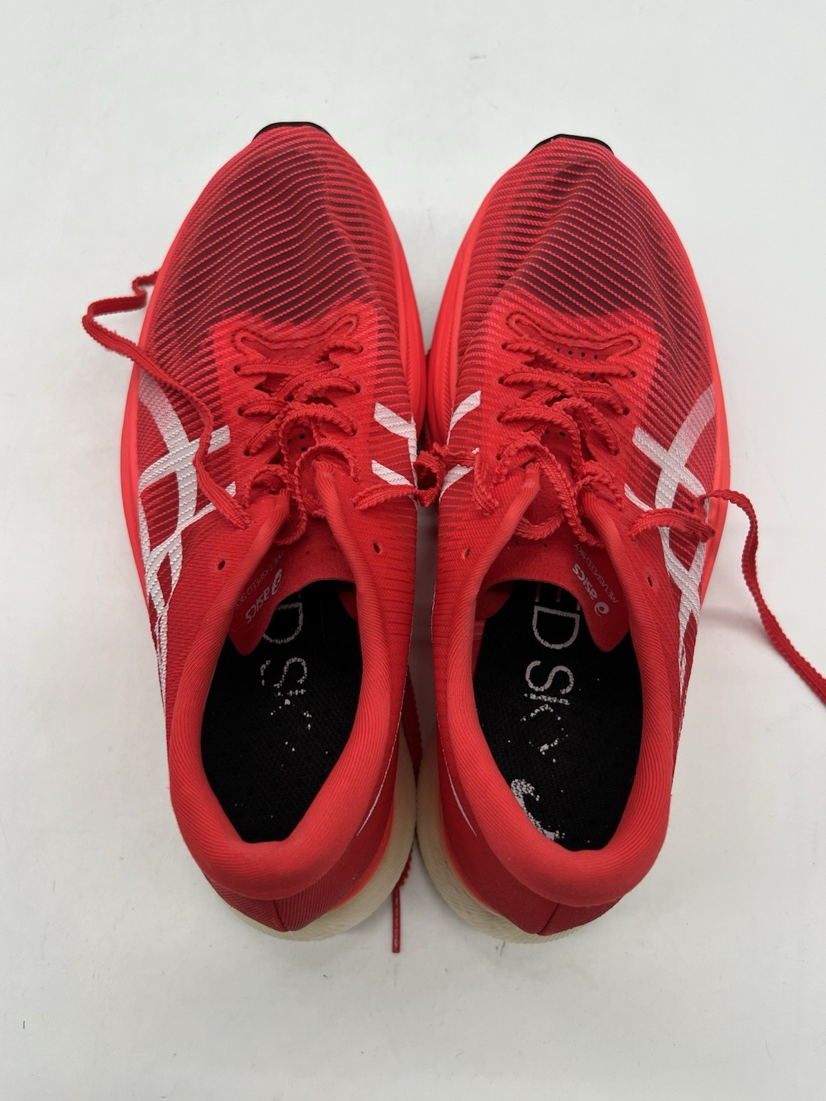 Asics Metaspeed Sky + 2 Mens Size 8 Pink White Athletic Running Sneakers Shoes.
