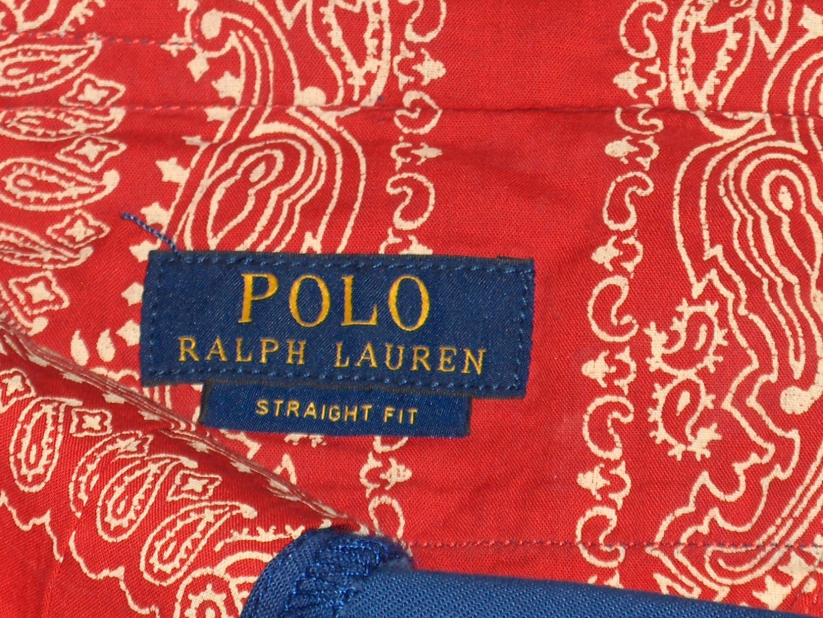 POLO RALPH LAUREN Men’s Eagle USA Flag Vintage Straight Fit Flat Front Shorts