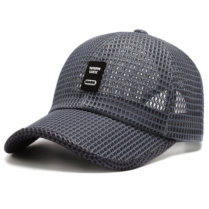 Men’s Breathable Mesh Baseball Cap Summer Outdoor Hat Trucker Cap Gym Fun Gift